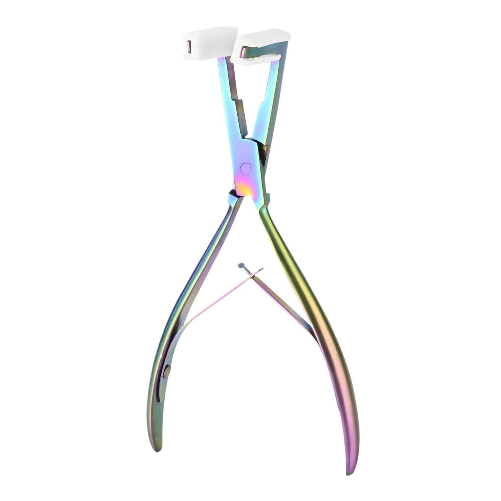 Jbjygsg Titanium Tape In Hair Extensions Pliers Stainless Steel Sealing Pliers For Tape In Extensions Tape In Pliers For Hair Styling(Titanium)