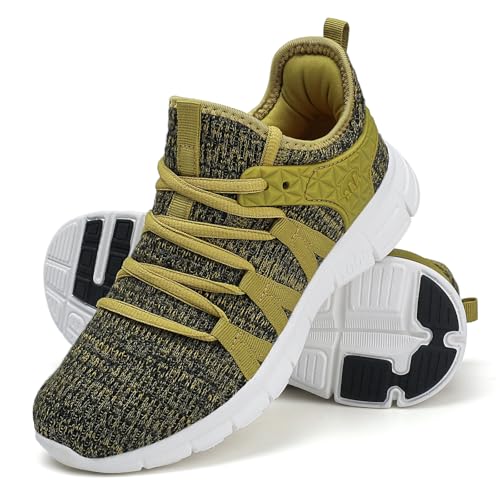 Image of INZCOU Running Shoes Lightweight Tennis Shoes Non Slip Gym Workout Shoes Breathable Mesh Walking Sneakers