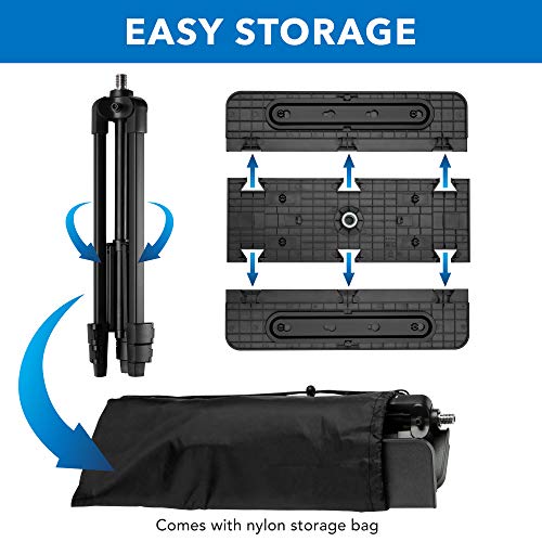 image for Mount-It! Projector Tripod Stand - Tilting Tray Provides Perfect Viewi