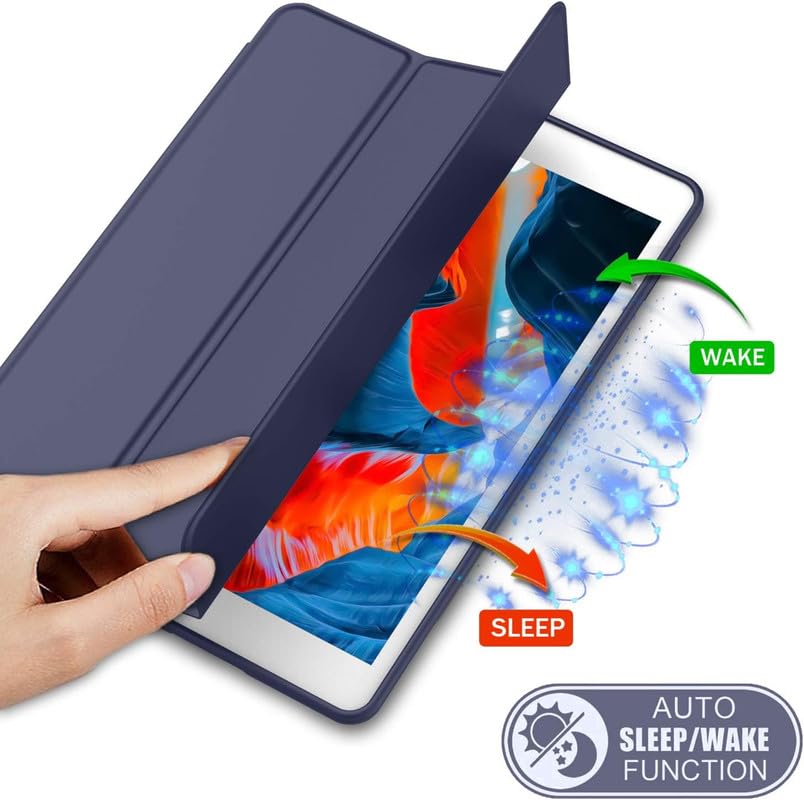 Image of Tablet Case Cover for Apple iPad 10.9 inch (10th Gen) [Auto Sleep /Wake Cover] [Pencil Holder] [Trifold Stand] - Blue