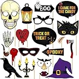 SunSmiles, Halloween Photo Booth Props DIY Happy Halloween Decoration and Gift for Trick or Treat,...