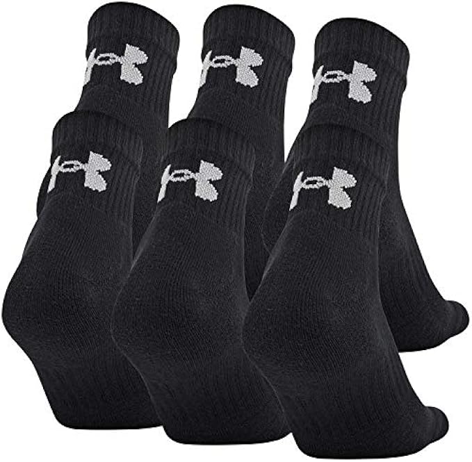 Under Armour Training Cotton Quarter Socks, Multipairs