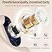 DUSONLAP Open Ear Earbuds, Bluetooth 5.4 Wireless Earbuds with Ear Hooks, 32H HiFi Stereo Open Ear Headphones with Clear Calls, IPX7 Lightweight Air Conduction Headphones,Ivory White
