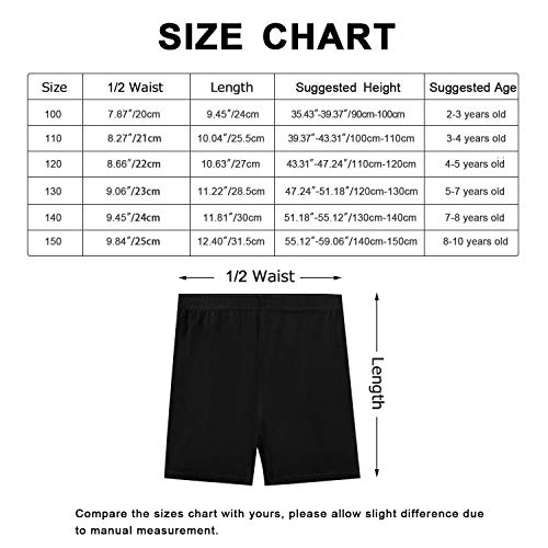 KEREDA 6 Pack Girls Black Cycling Shorts Children Kids Teen Pe Shorts Dance Sports Yoga Bike Safety Under Dress Breathable Age 2-10 Years - Image 6