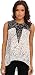 BCBGMAXAZRIA Women's Avie Print-Blocked Sleeveless Top