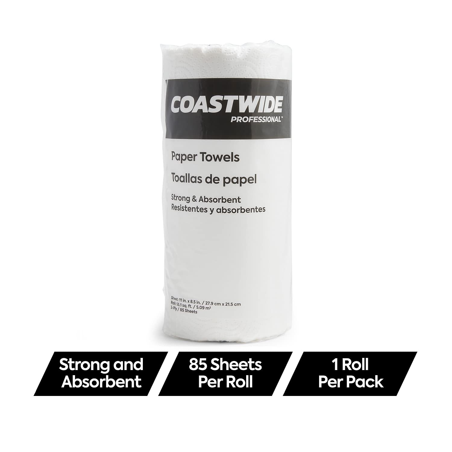 Cascades® For Tandem® 1-Ply Paper Towels, 100% Recycled, 775' Per Roll, Pack Of 6 Rolls