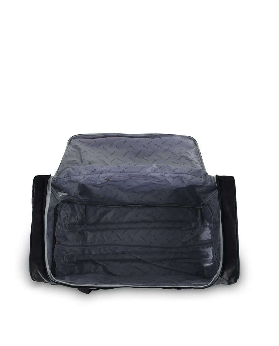 Gabol - Bolso de Viaje Grande con Ruedas Week Eco 66x40x33cm y Capacidad 87L - Interior Forrado con Compartimentos - con Asa de Mano - Diseño Español en Poliéster Reciclado RPET - Negro