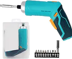 Mini Parafusadeira Elétrica Portátil Recarregável para Uso Doméstico e Profissional