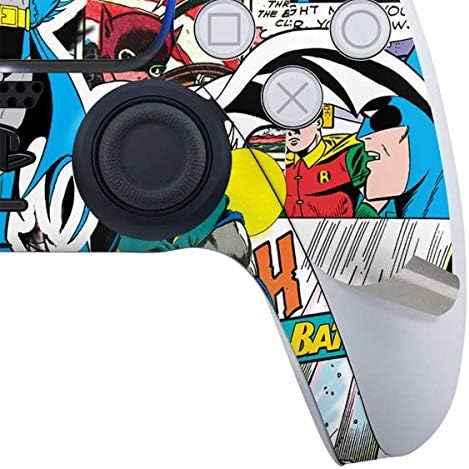 Skinit Decal Gaming Skin Compatible with PS5 Digital Edition Bundle - Officially Licensed DC Comics Batman Vintage Pose Collage Art Design