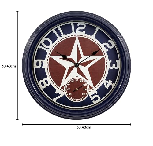 Horloge d'extérieur La Crosse Technology 404-3012TX cadran bleu étanche