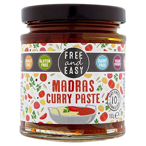 4x Free & Easy Madras Curry Paste 198G