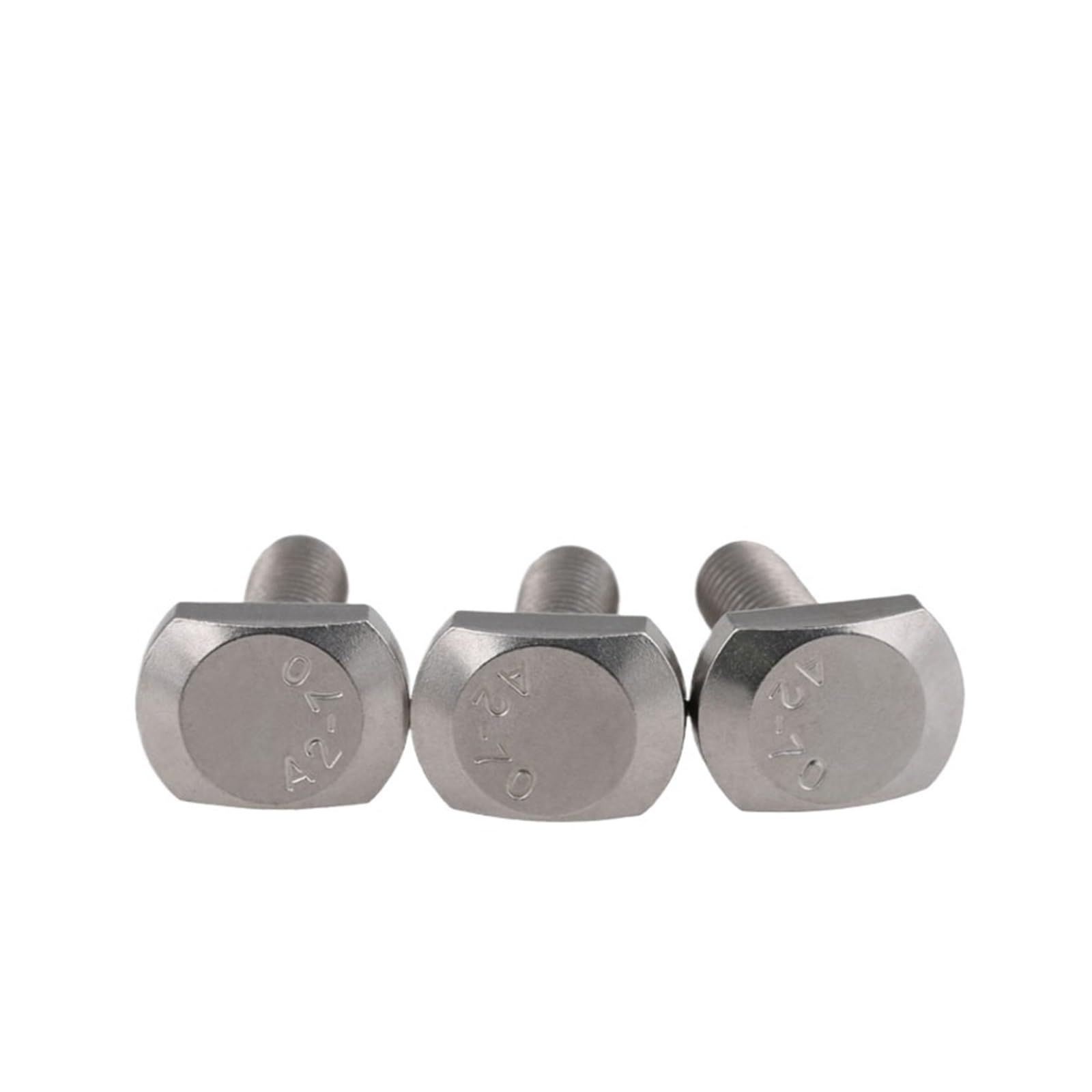 AMZBNEIDI Hammer Head T-Bolt set, 304 Stainless Steel T Bolts T-Slot GB37 M5-M12(M6 70mm)