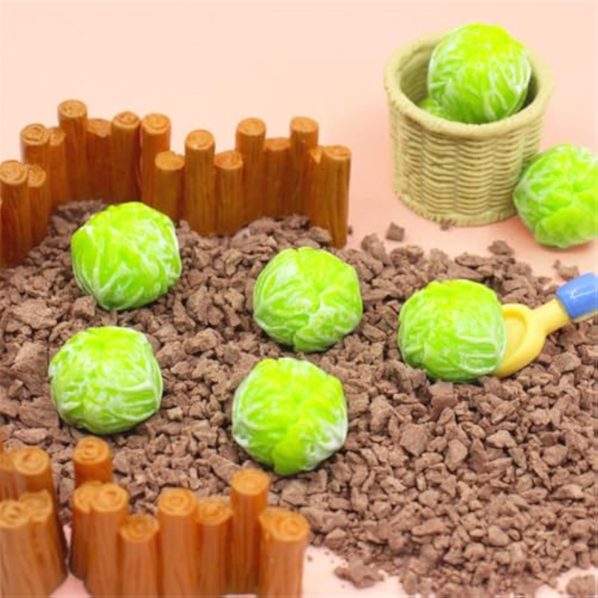 30 Pcs Miniature Cabbage Simulation Decor