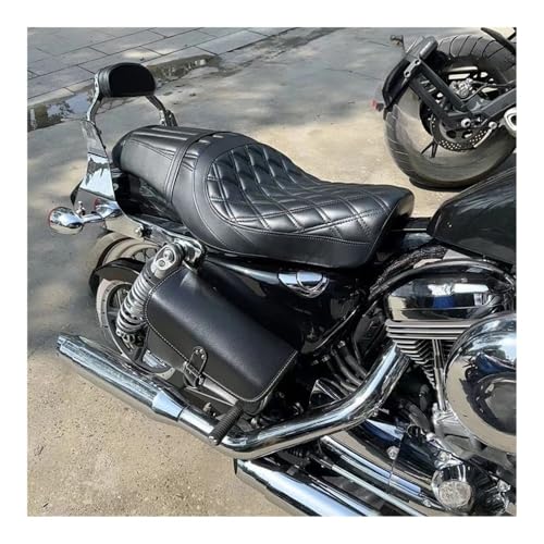 Asiento doble de motocicleta para Sportster 1200 y Iron 883 con diseño ergonómico de conductor 4