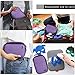 LUXJA Double-Layer Carrying Case Compatible with Cricut Easy Press Mini, Tote Bag Compatible with Cricut Easy Press Mini and Supplies (Bag Only, Patent Design), Purple