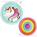 227 Piece Unicorn Birthday Decorations, Unicorn Party Decorations Set Including Unicorn Plates and Napkins, Cups, Banner, Cutlery, Straws, and Tablecloth, Serves 25, Unicorn Birthday.