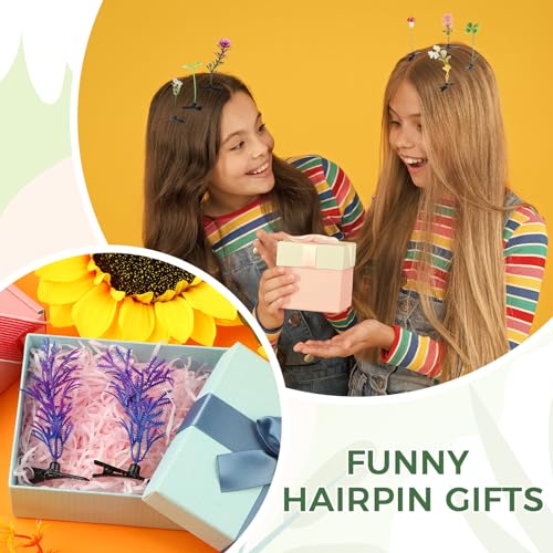 Tigeen 100 pinzas de cabello estilo mixto miniatura 4