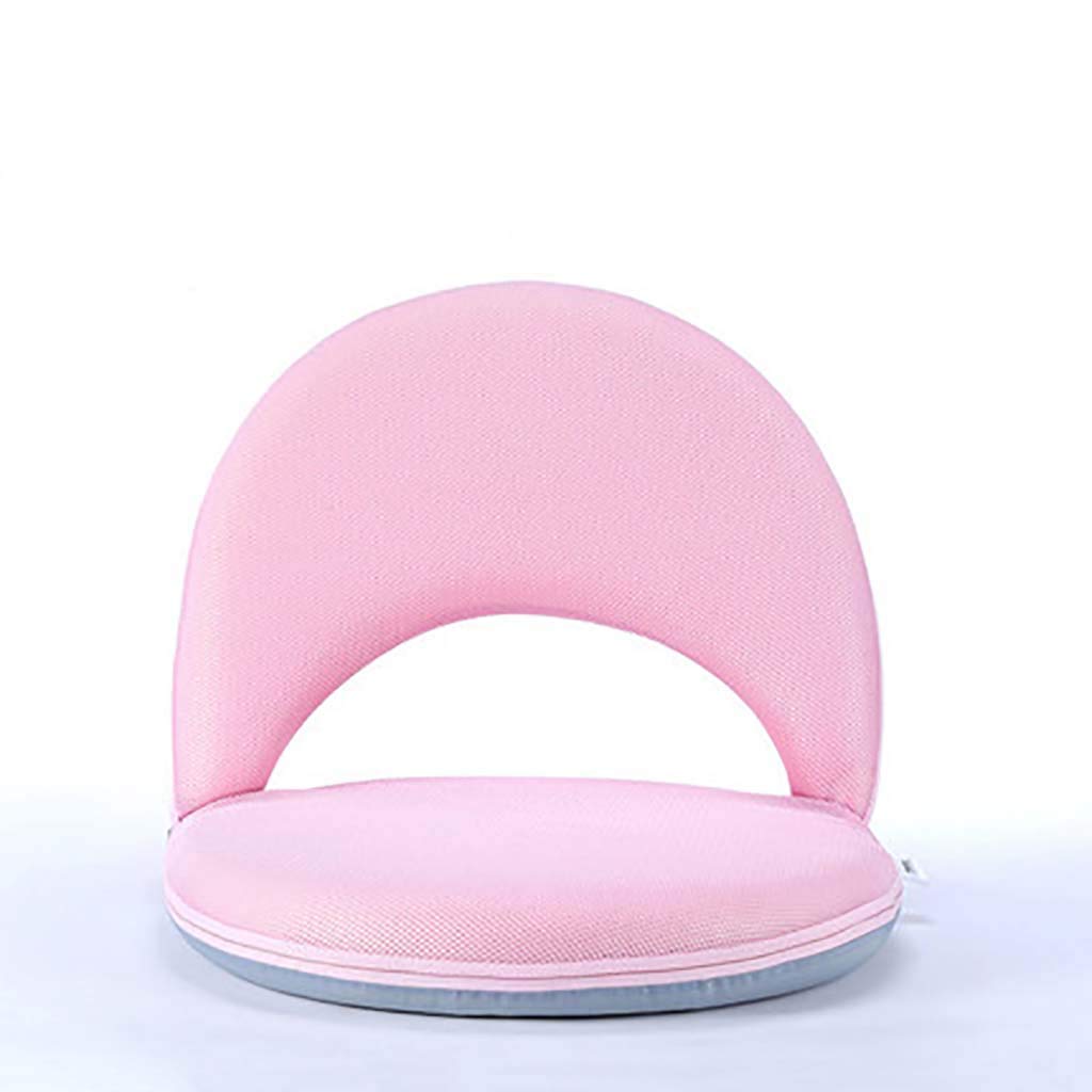 42-position Adjustable Floor Chair,foldable Multi-angle Tatami Bay Window Chair Versatile Lazy Couch For Tv Watching Reading Meditation-pink 76x48cm(30x19inch)