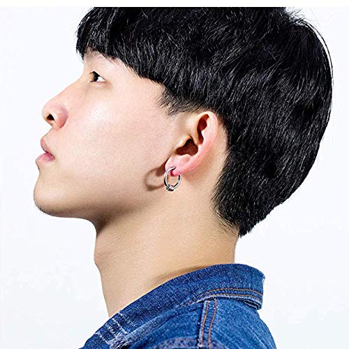 Amazon.co.jp: YZstyle 4-5ペア 6-12mm ブラック ステンレススチール