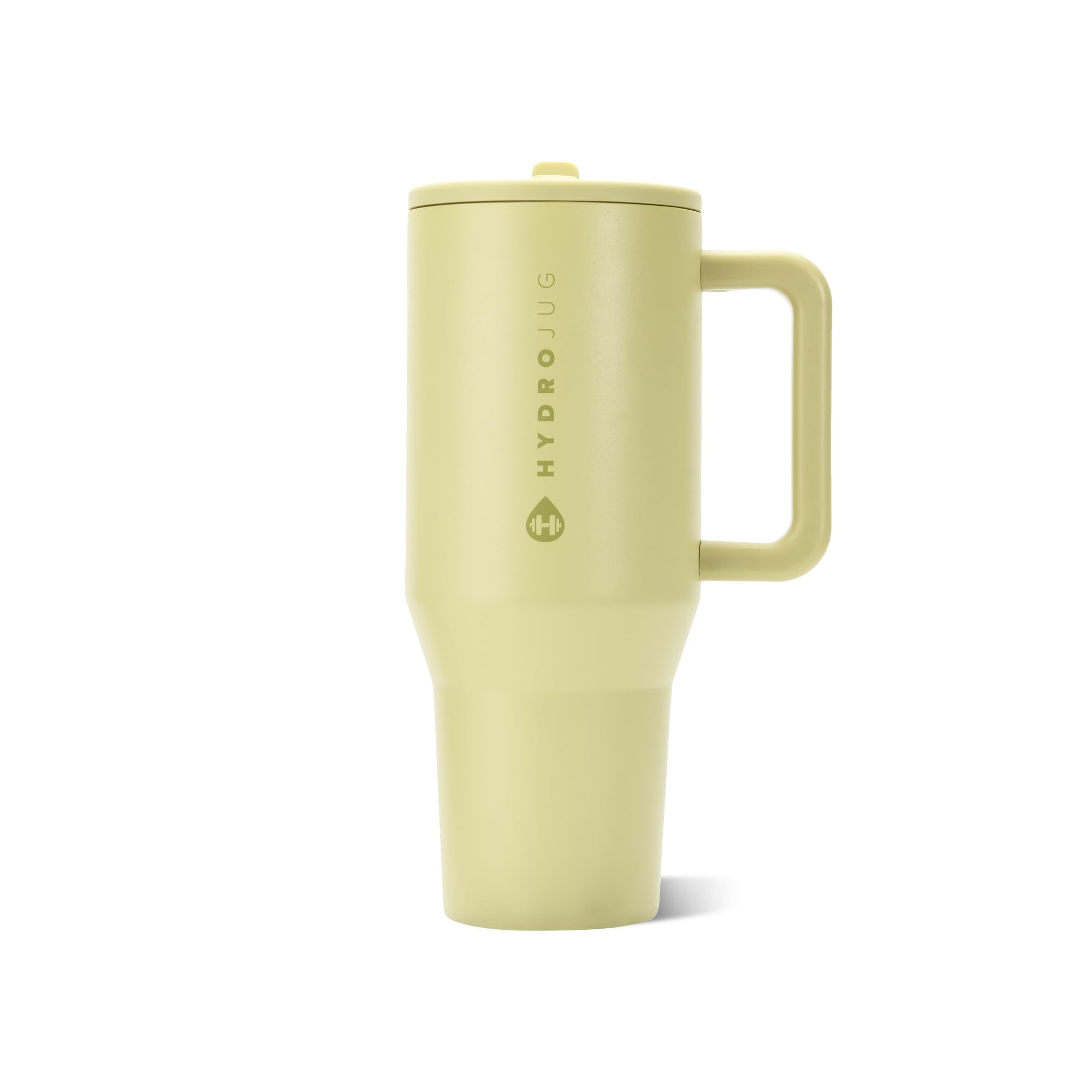 HydroJug Traveler - 40 oz Water Bottle with Handle & Flip Straw - Fits in Cup Holder, Leak Resistant Tumbler-Reusable Insulated Stainless Steel & Rubber Base - Gifts for Women & Men, Olive-image-43