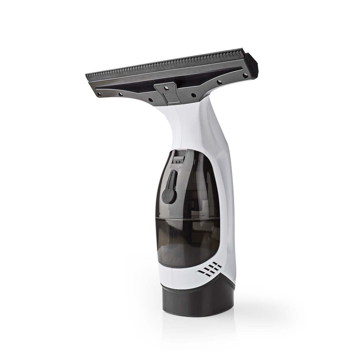 NEDIS Fenster Staubsauger | 20 W | Kapazität Schmutzwassertank: 200 ml | Abnehmbarer Schmutzwassertank | Schwarz/Weiss 1.20 m Schwarz/Weiss