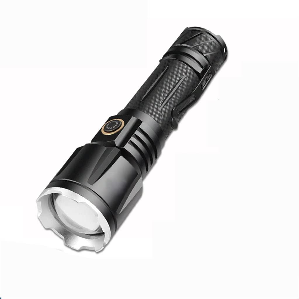 Lampe Torche LED Garberiel XHP160 - Rechargeable, étanche IP65, Zoom, 5 Modes