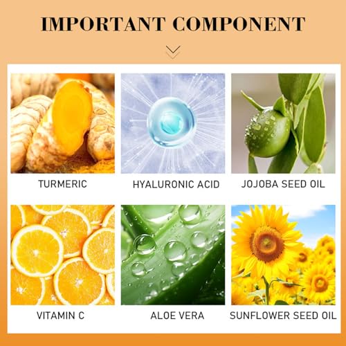 xiaoks Turmeric & Vitamin C Hand and Foot Cream – Moisturizing Treatment for Dry, Rough Skin – Fast Absorbing, Non-Greasy Formula – Hydrates & Soothes Cracked Heels & Hands (8.8OZ)