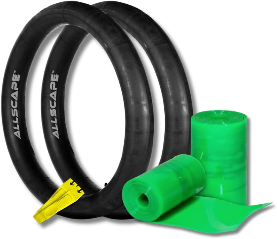 HEB - Heavy Duty 26x4 Bike Tube for Ebike Tires - Puncture Resistant Inner Tube + Polyurethane Heat and Water Resistant Bike Tubes (2) Liner