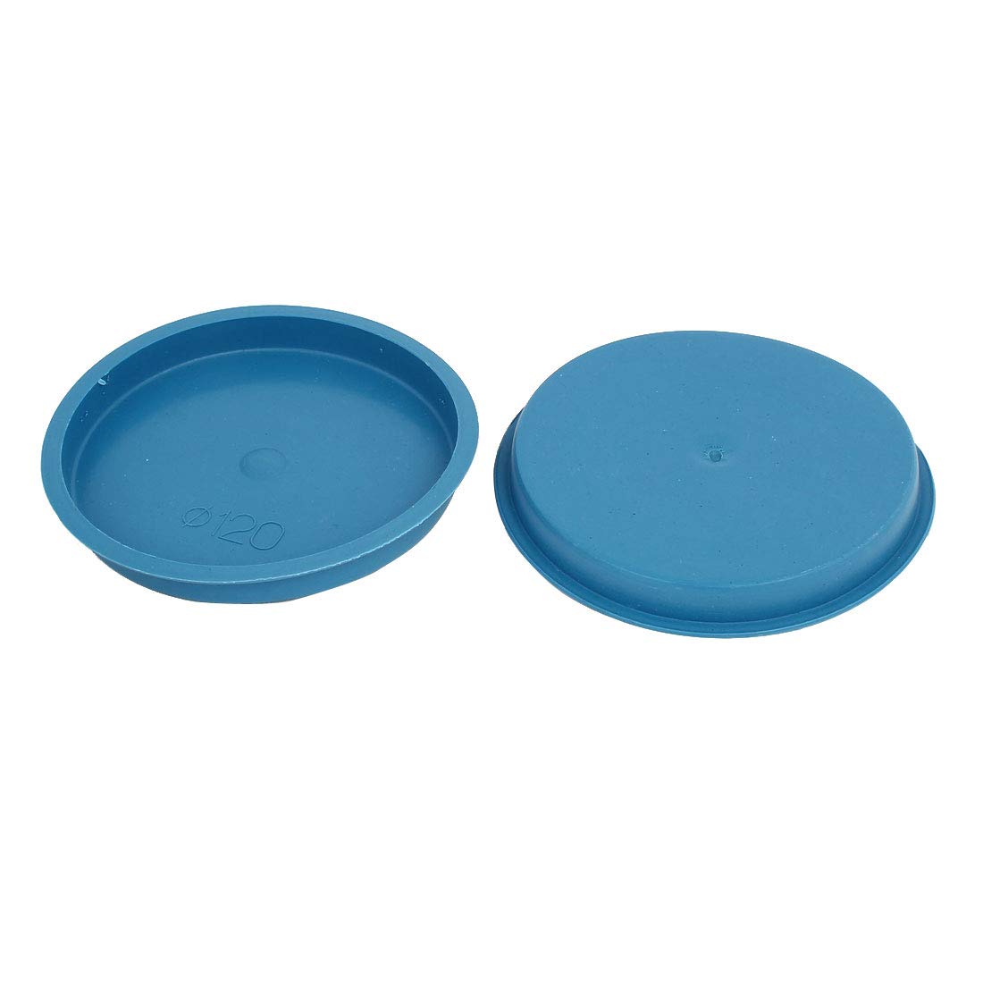 Aexit 120mm Flange Luer Fittings Mounted Tapered Hole Stoppers Waterproof Caps Luer Cap Fittings Blue 5pcs