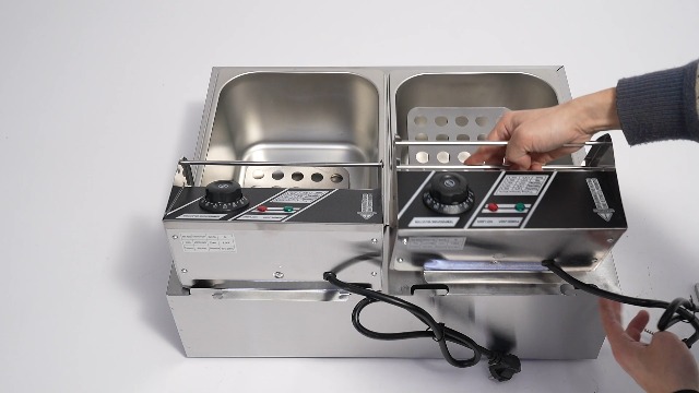 Profi Friteuse 5L - Doppelkorb Fritteuse für die Gastronomie Profi Friteuse 5L - Doppelkorb Fritteuse für die Gastronomie