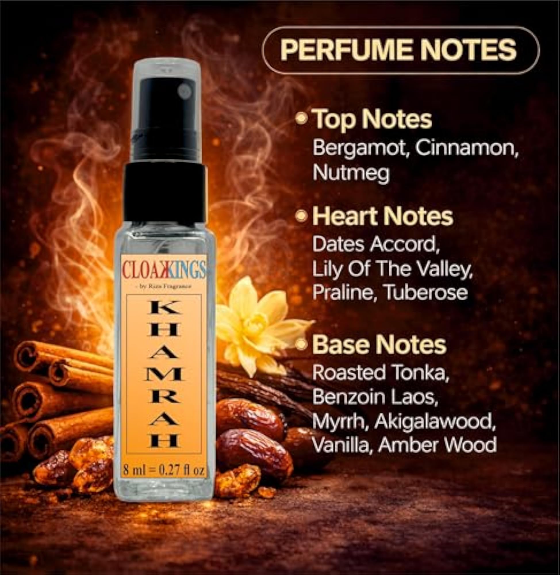 Unisex Khamrah Long Lasting Perfume, 8 ml