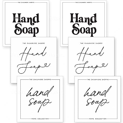 Chaumiere Hand Soap Labels