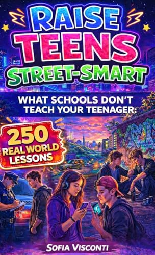 Raise Teens Street-Smart - What Schools Don't Teach Your Teenager: 250 Real World Lessons to Build Confident, Resilient Teens wi
