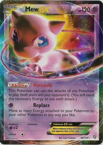 Pokemon - Mew-EX (46) - BW - Dragons Exalted - Holo