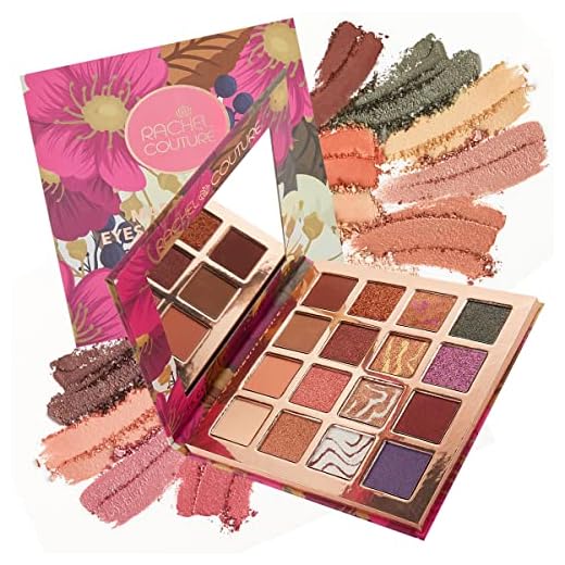 Rachel Couture 16 Color Eyeshadow Palette | Natural Ingredients & Pure Pigments | Vegan & Cruelty Free | Infused with Natural Botanical Extracts - Marble Arch