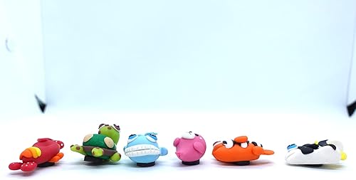 Miniatura 3 de SukDecor - Pizarra blanca para nevera, hecha a mano, imanes para refrigerador, decoración divertida 3D, decoración del hogar y la cocina, 6 animales