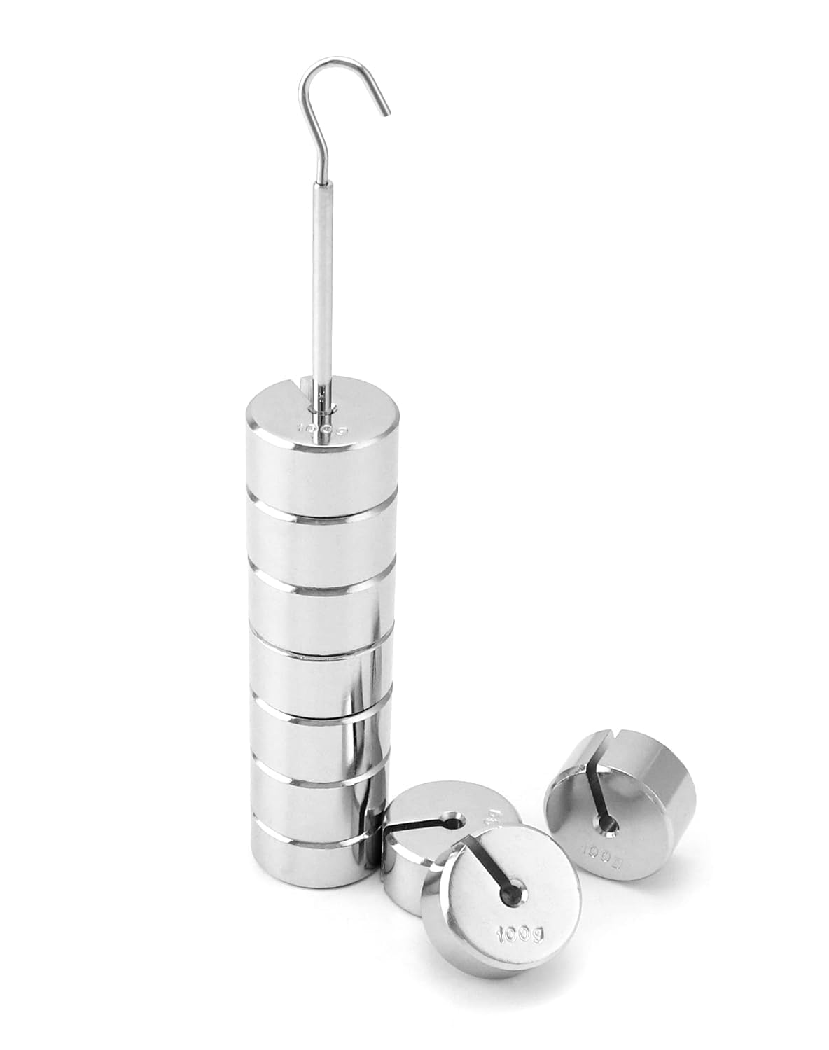 FZN Slotted Weight - IRON Chrome Plated - 10gm × 10 = 100gm || Slotted Weight Set ||-image-16