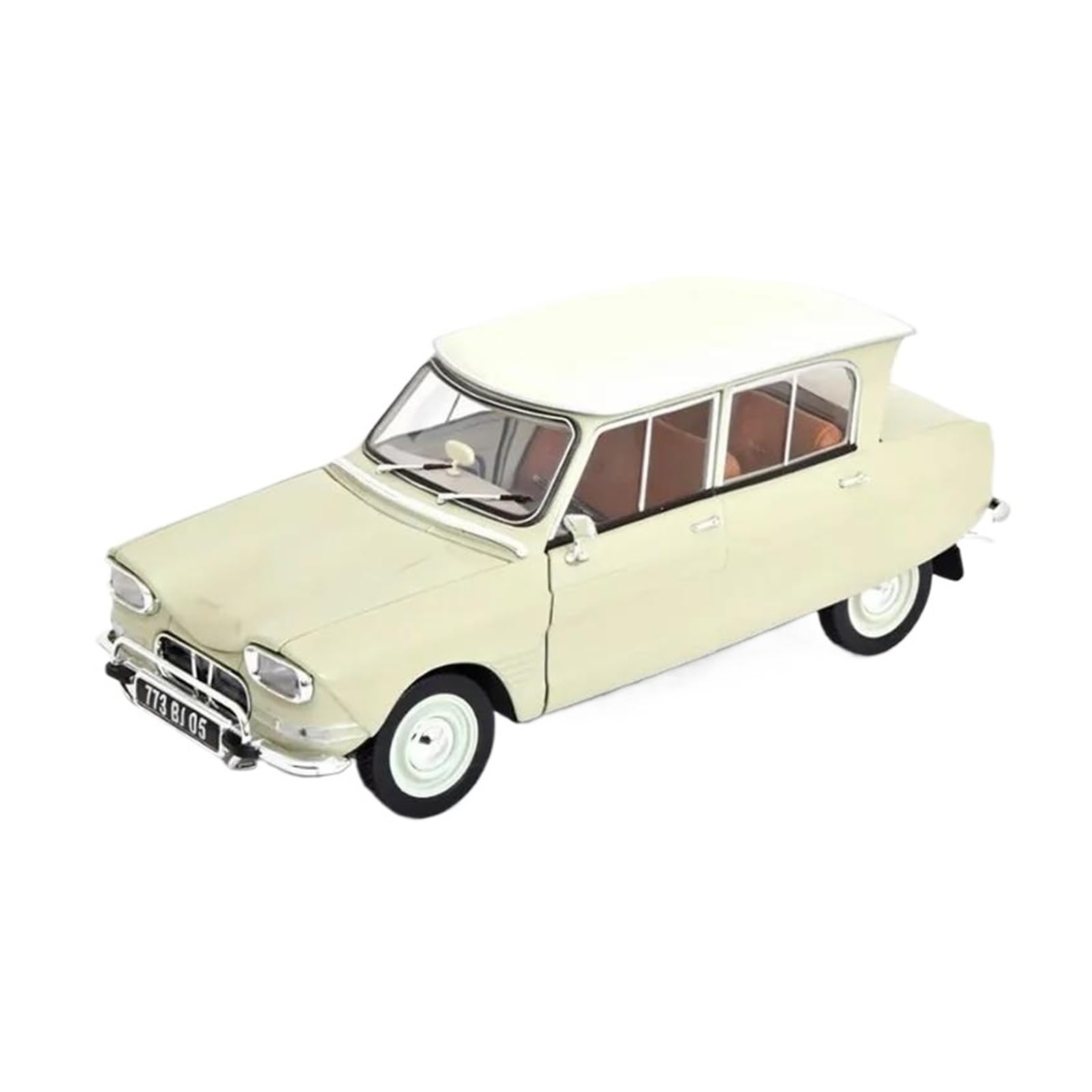 Metallo Scala Replica Per Citroen Ami 6 (1965) 1 18 Vintage Alloy Die Casting Car Model Resina Souvenir Regalo Da Collezione Hobby Veicoli Giochi Set