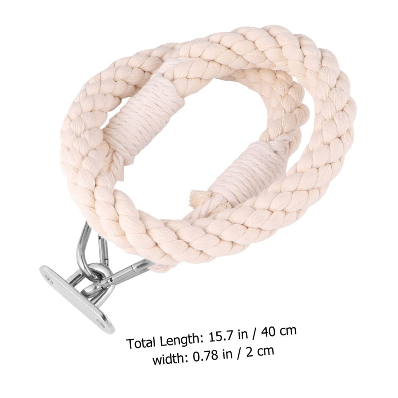 POPETPOP 1Pc Hanging Toilet Paper Holder Hand Made Rope Tissue Rack with Metal Accessory Space Saving Design for Home School and Apartments Strong Bearing Capacity for Easy Use