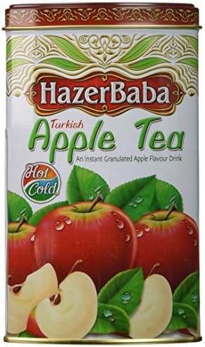 Hazer Baba Apple Tea, Turkish, 8.8-Ounce Tins (Pack of 4)