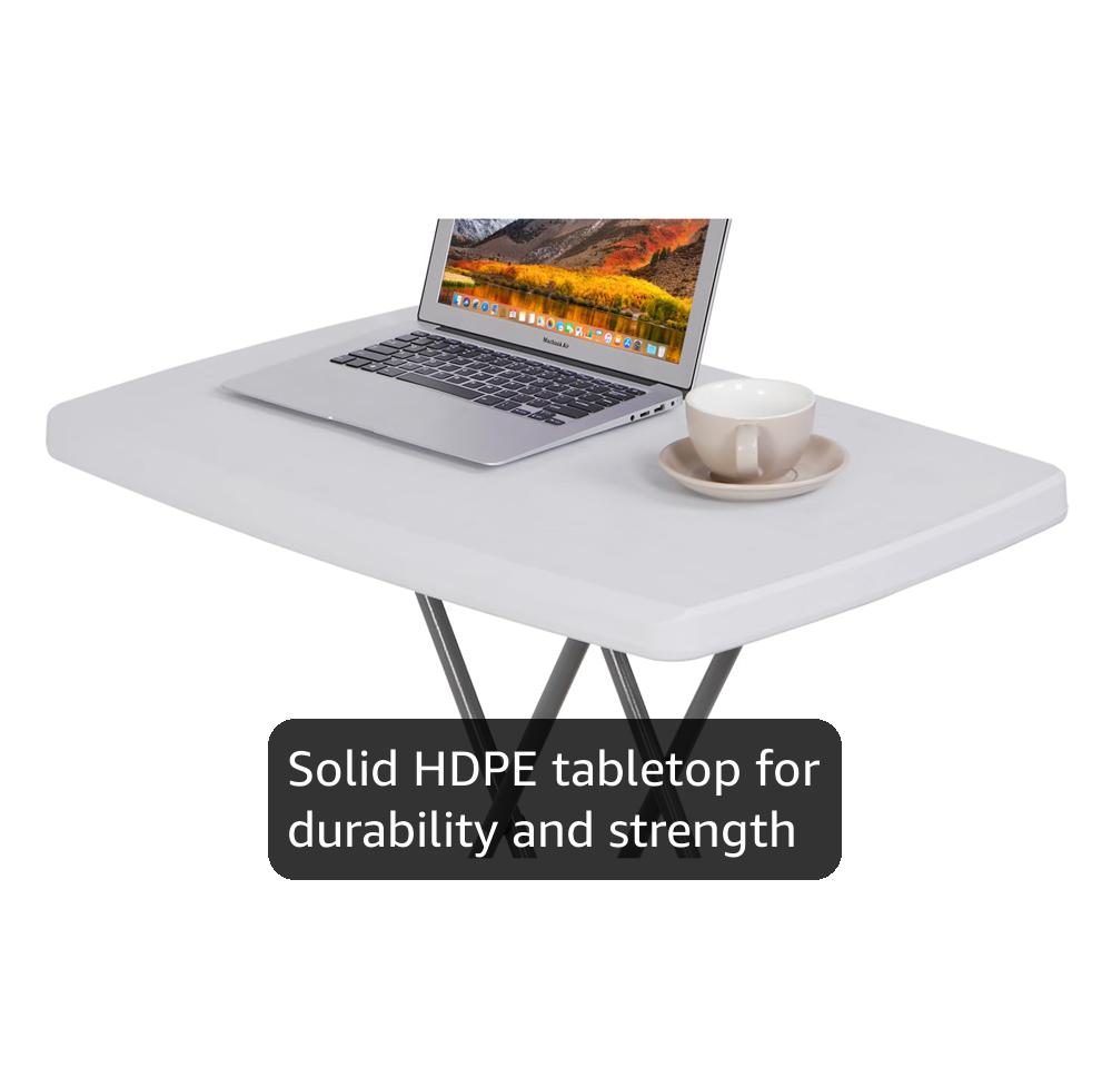 Amazon.com : ZenStyle 3 ft Adjustable Folding Table, Indoor