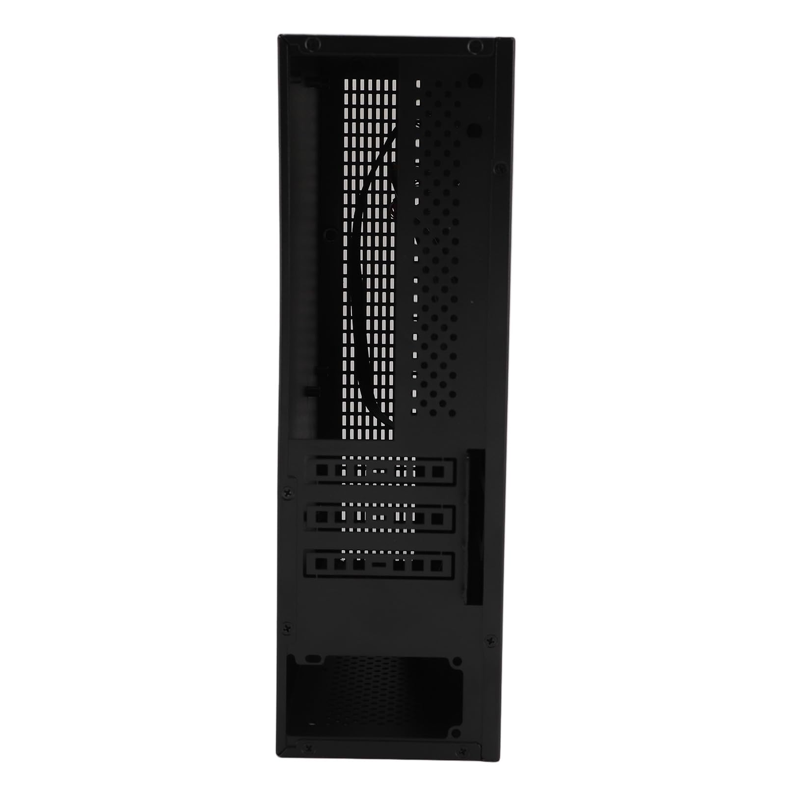 Solidna Obudowa Komputera Mini ITX Obsługująca Dyski SSD i HDD z Podwójnymi Wentylatorami do zastosowań w Grach Mocna Stal 307x96x278mm