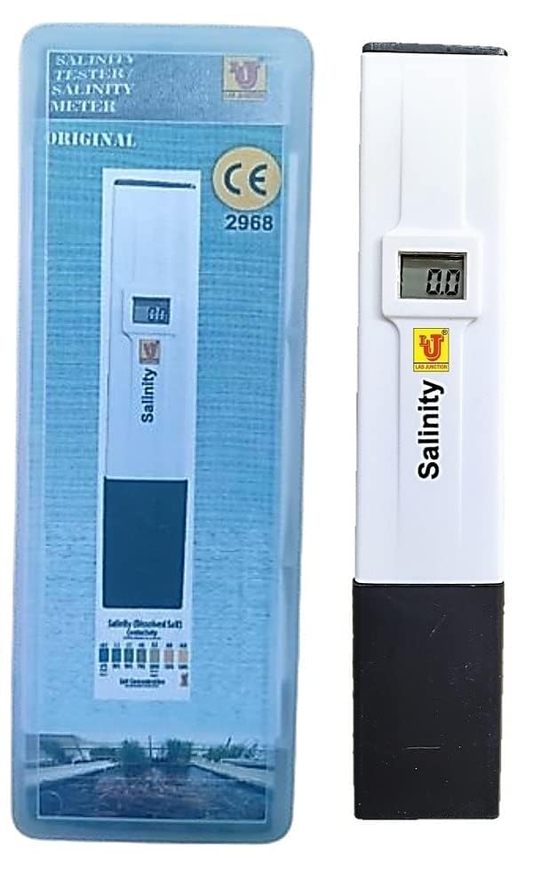 Lab Junction Salinity Tester/Meter,Pocket Size Salinity Tester/Meter Range : 0-19.99 ppt as per Quality Standards (B07Z963S5F) Amazon Price History, Amazon Price Tracker