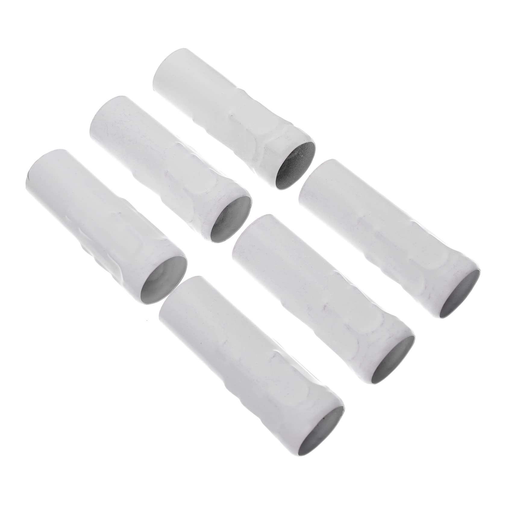 CIYODO Portalampada E14, 6 Pezzi, Copri Base in Ferro per Candele, Manicotti a Goccia, Accessori per Lampade a Candela, Misura 25 X 80 Mm, per Lampadario Soffitto