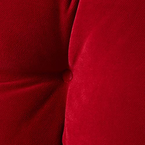Greendale Home Fashions Jumbo Rocking Chair Cushion Set Hyatt Fabric, Scarlet #TOP5