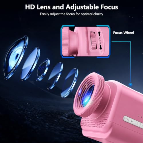 Image of Rossetta 3D Projector with 60 Scenes, Galaxy Star Projector for Room Decor | Bluetooth Speaker, 1H /2H Timer & Remote, Night Light for Bedroom, Party, Christmas & Birthday Gifts for Adults, Girls, Boys