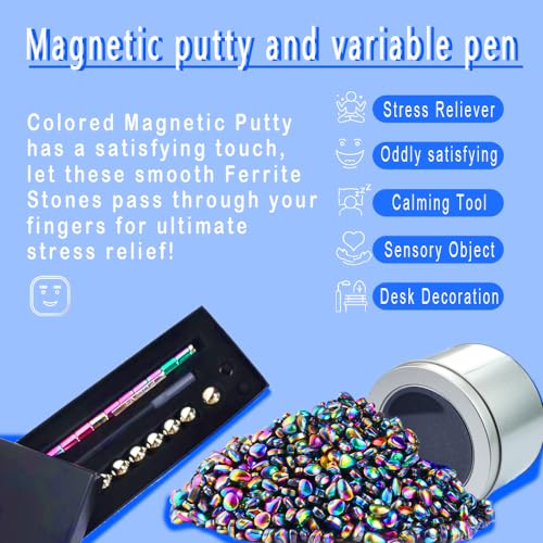 Mungersey Fidget Toys Adults Set Over 600+Pcs Magnetic Balls And Fidget Pen With Gift Box For Cool Stuff thumb #1