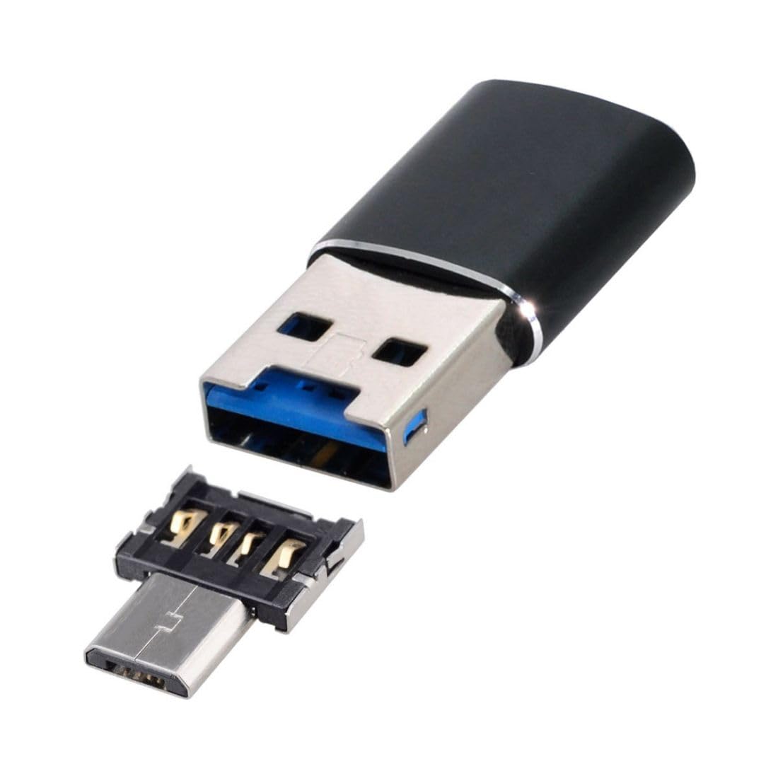 chenyang CY Mini Size USB 3.0 to Micro SD SDXC TF Card Reader with Micro USB 5pin OTG Adapter for Tablet / Cell Phone