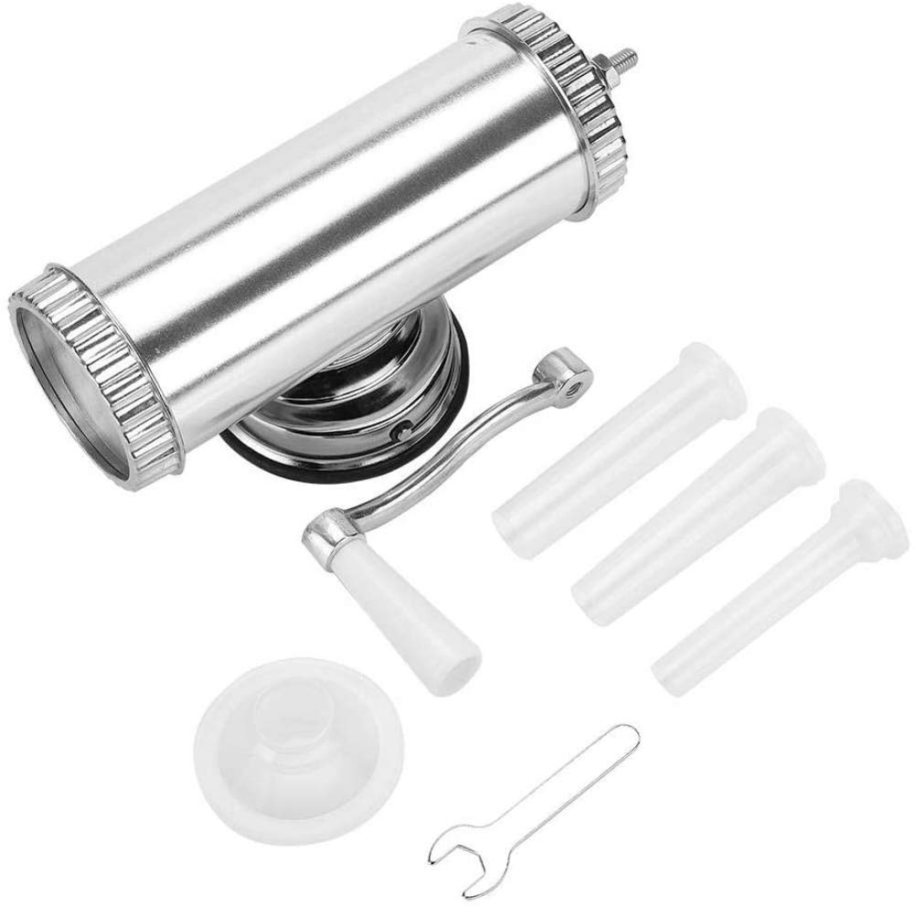 Machine à saucisse - Machine à saucisse en alliage d'aluminium de 0,9 kg Kit de remplissage de viande durable pour usage domestique avec base fixe