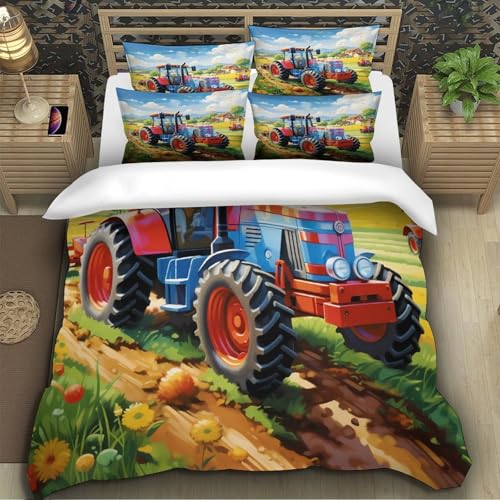 Housse de couette toucan imprimée 3D en microfibre super douce king size - 5